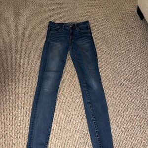American Eagle Outfitters Blue Skinny Jeans